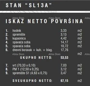 Prodaja stanova u novom stambenom kompleksu, Štinjan! 13A - 10