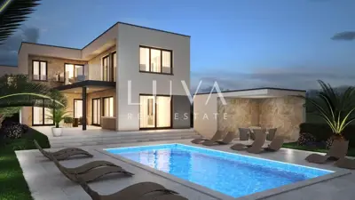 Haus 200 m², Peroj - Pool und Meerblick - 4