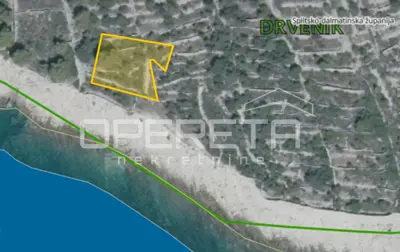 Poljoprivredno zemljište 1.486 m², Drvenik Veliki - 1. red od mora - 4