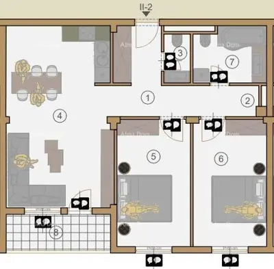 Wohnung 80 m², Pula Centar, neues Projekt im Bau - 2