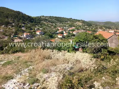Građevinska parcela, Otok Brač - pogled na more - 4