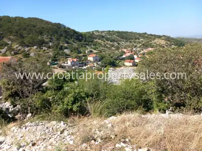 Građevinska parcela, Otok Brač - pogled na more - 2