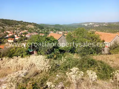 Građevinska parcela, Otok Brač - pogled na more - 3