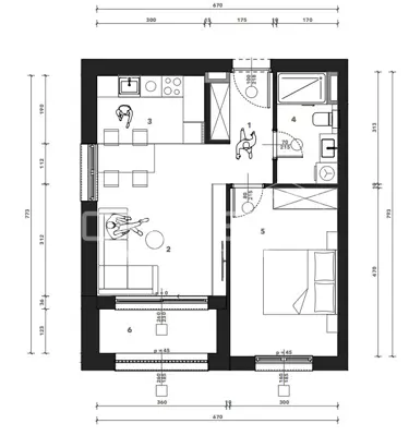 Stan 47,7 m², Črnomerec, novogradnja u Kuniščaku - 2