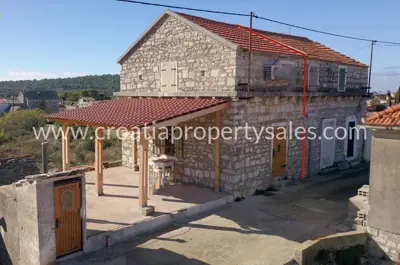 Kuća 88 m², Šolta - pogled na more
