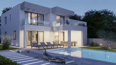 Villa 205 m², Rabac - pogled na more i bazen - 4