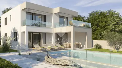 Villa 205 m², Rabac - pogled na more i bazen - 2