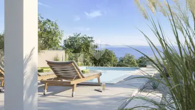 Villa 205 m², Rabac - pogled na more i bazen - 3