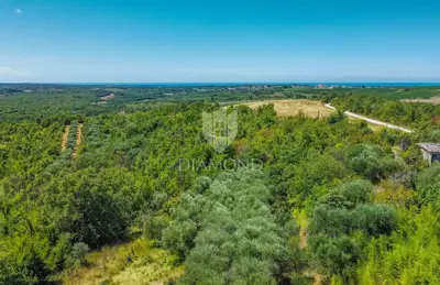 Baugrundstück 2.000 m², Krasica - offener Blick - 2