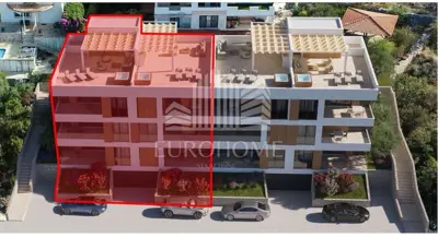 Apartment 59.72 m², Saldun on Čiovo, sea view and view of the bay - 4