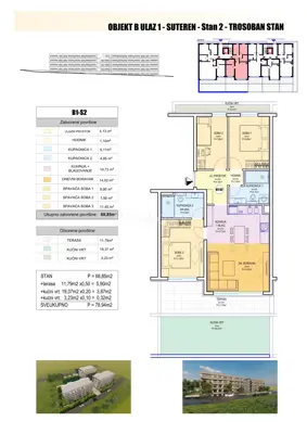 Split, Duilovo – komfortable Dreizimmerwohnung in einem Neubau - 11
