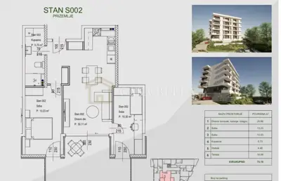 Wohnung 75 m², Zamet Rijeka - Erdgeschoss und Terrasse - 4
