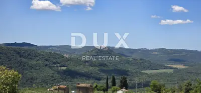 Građevinsko zemljište, Motovun - panoramski pogled i kameni objekt - 19