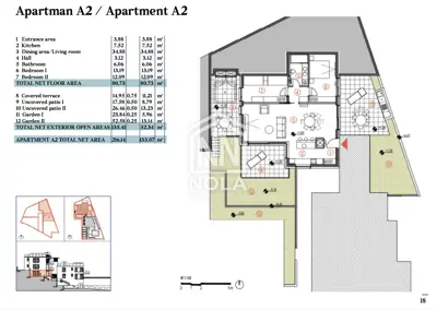 Apartman 141 m², Primošten - dvije terase i vrt - 2