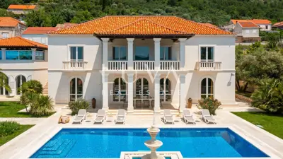 Vila 300 m², Trsteno - panoramski pogled na more - 2
