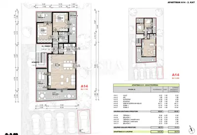 Stan 82 m², Povljana - pogled na more i balkon - 12