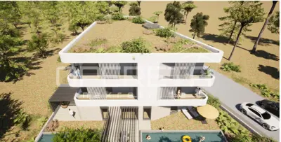 Istra, Umag - Wohnung 106 m², 2 Schlafzimmer, Terrassen, Pool, 500 m vom Meer