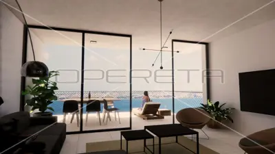 Neubau - Zweizimmerwohnung im Erdgeschoss, zweite Reihe zum Meer, 100 m², Ugljan, Ugljan - 3