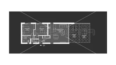 Neubau - Zweizimmerwohnung im Erdgeschoss, zweite Reihe zum Meer, 100 m², Ugljan, Ugljan - 10