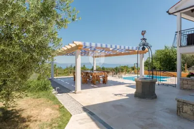 Labin, okolica, kuća sa pogledom na more - 3