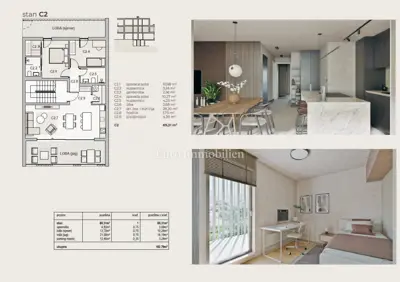 Apartment 69 m², Kraljevica - sea view and two loggias - 2