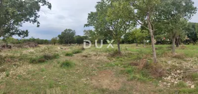 Building land, Tinj - project for a house with a pool