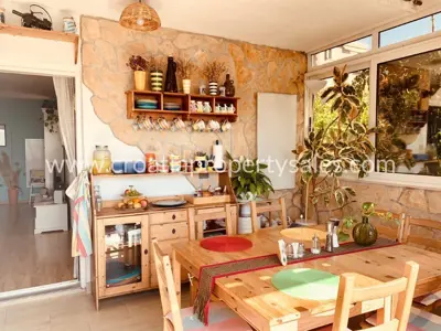 Apartmanska kuća, Hvar - pogled na more i bazen - 13