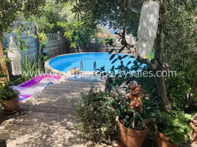 Apartmanska kuća, Hvar - pogled na more i bazen - 10