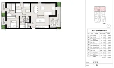 Wohnung 103 m², Sinj - Neubau mit 3 Schlafzimmern - 23