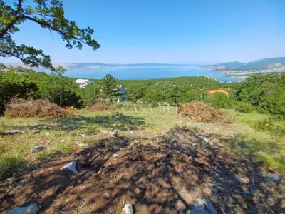 Građevinsko zemljište 539 m², Drinak - panoramski pogled na more