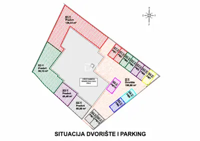 Vodice, trosobni dvoetažni stan s velikim vrtom, 113,37 m² - 3