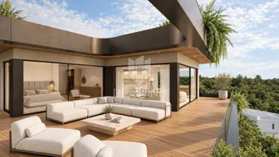 Stan 118 m², Ičići - novogradnja, terasa 41 m² i pogled na more - 5