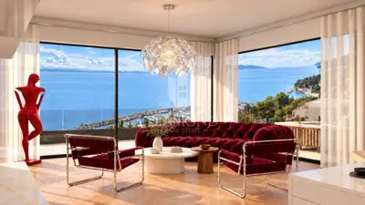 Stan 118 m², Ičići - novogradnja, terasa 41 m² i pogled na more - 6