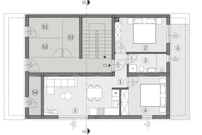 PULA, Veldebek – Erdgeschosswohnung mit Garten, Neubau / C1 - 5