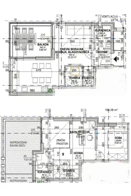 Wohnung 78 m², Povljana - erste Reihe zum Meer, Meerblick - 7
