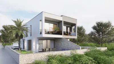 * DUPLEX kuća sa bazenom u Ližnjanu *