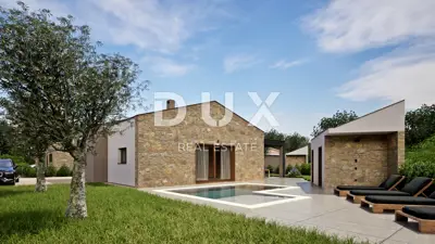 Haus 102 m², Barban - moderne ebenerdige Immobilie mit Pool