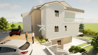 Krk, Omišalj - 3S+DB, novogradnja s pogledom na more - 8