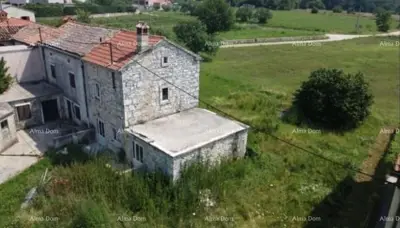 Stone house, Barban, 500 m² garden and conceptual project - 2