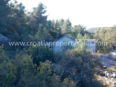 Kuća 55 m², otok Brač - prvi red do mora - 11