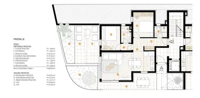 Primošten, Dolac, četverosobni stan, 64 m², pogled na more - 4