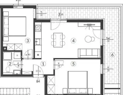 Verkauf von Wohnungen im neuen Projekt, Pula! B4 - 7