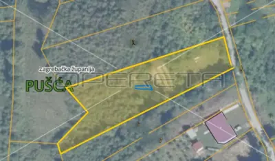 Baugrundstück 2 877 m², Pušća-Hrebine, Ruhe und Grün - 2