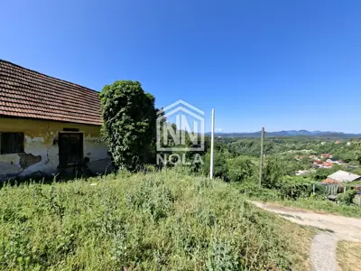 Weinberghaus in Meljan, Blick auf Trakošćan und Ravna gora