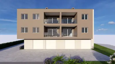 Apartment 64.2 m², Peroj - new build, terrace and garage - 1