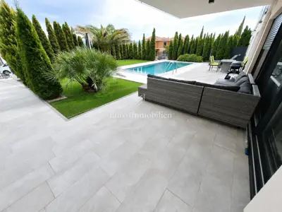 Modern apartment with sea view on the ground floor - Malinska