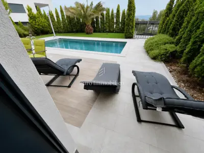 Modernes Apartment mit Meerblick im Erdgeschoss - Malinska - 17