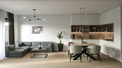 Prodaje se dva 4 – sobna stana na 1. i 2. katu u moderno projektiranoj urbanoj kući s ukupno tri stana