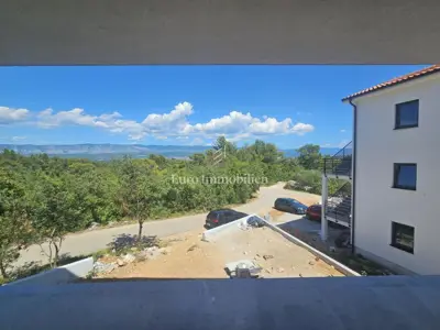 Uvala Soline, Krk - apartman u novogradnji