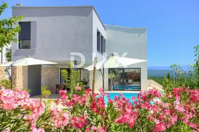 INSEL KRK, Umgebung der Stadt Krk - Luxuriöse Villa mit Infinity-Pool und Meerblick - 7